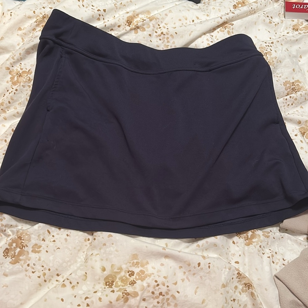 Women's Navy Golf Skort